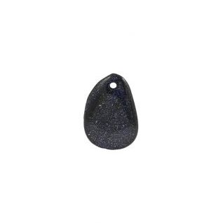 Colgante Agujero Aventurina Oro Azul 2.5cm